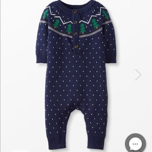 Hanna Andersson Baby Sweater Romper NWT $66 (T-D)